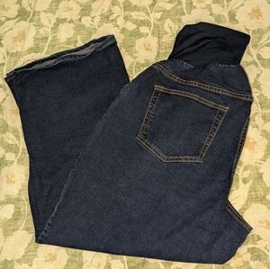 Indigo Blue maternity crop jeans - 2x